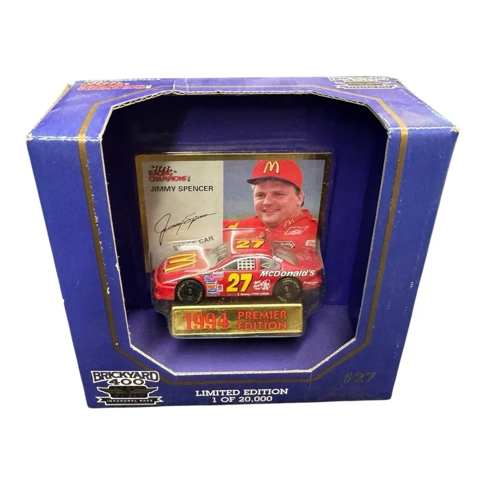 Jimmy Spencer Racing Champions #27 1994 Brickyard 400 McDonald's Ford
